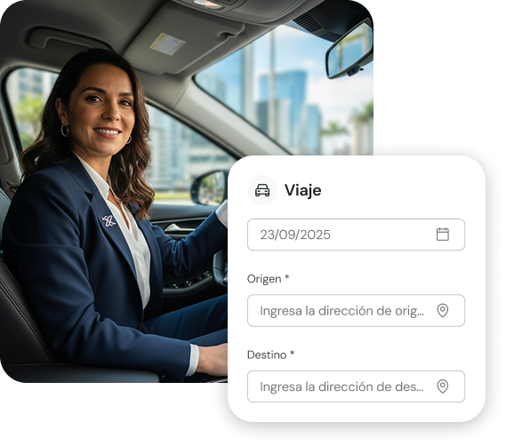 Calculadora de reembolso de kilometraje en smartphone usada por un conductor profesional