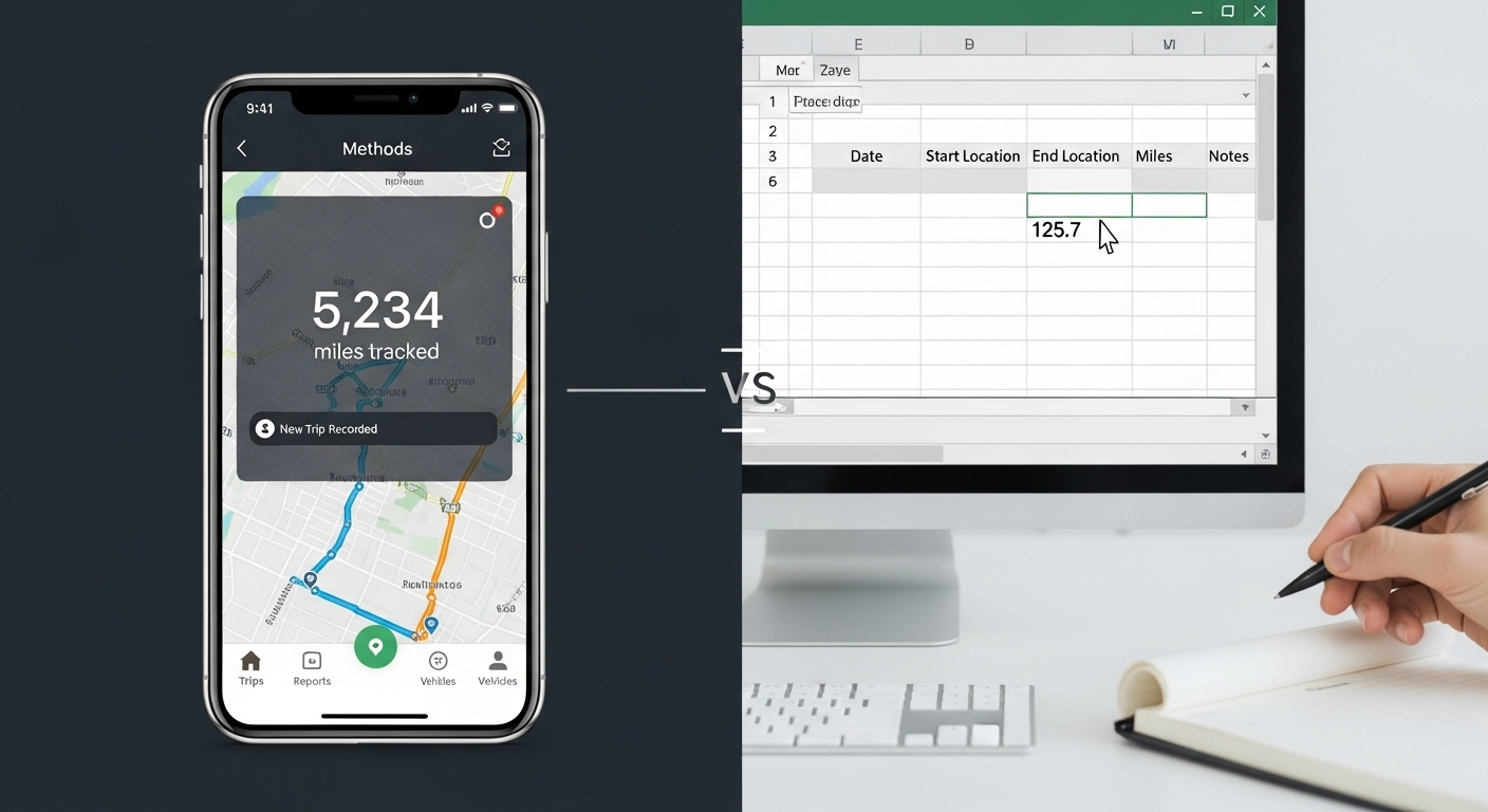 App vs planilla: calculando kilometraje profesionalmente
